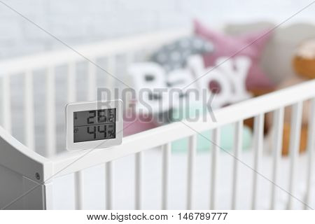 Digital temperature and humidity control in baby room