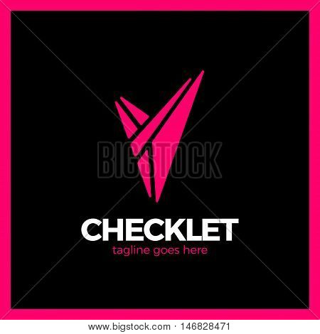 V Letter In Trendy Polygonal Crystal Style