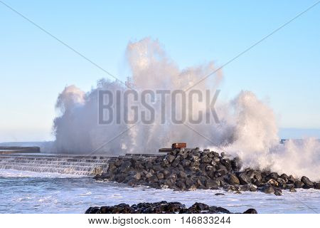 Big Wave In The Ocean