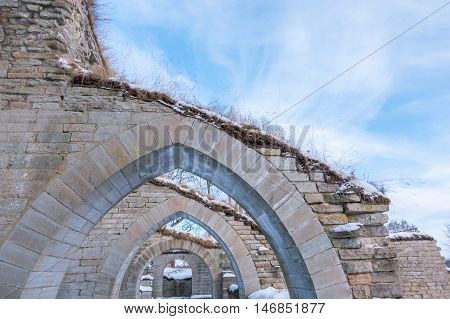 Alvastra Monastery ruins of the Cistercian oder