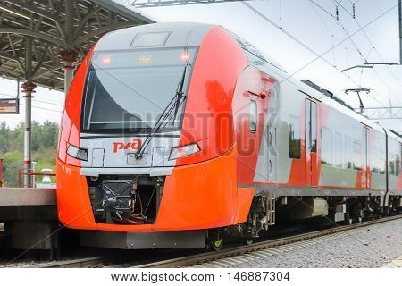 Lastochka Commuter Train. Moscow Central Circle Line.