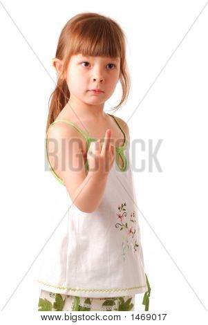 Little Girl Posing