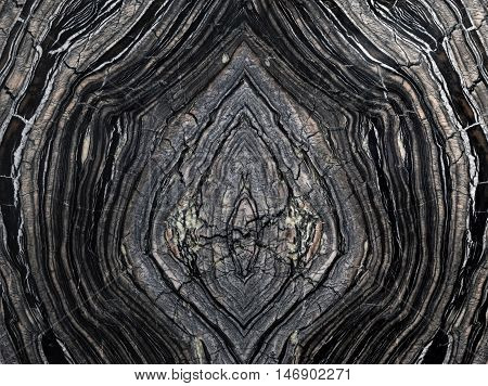 Chinese Black Wooden Marble Mosaic abstract background