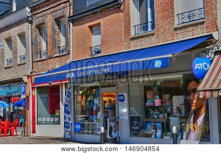 Buchy France - june 23 2016 : the city center