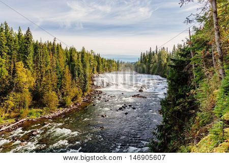 Dawson Falls, Wells Gray Provincial Park, Bc, Canada