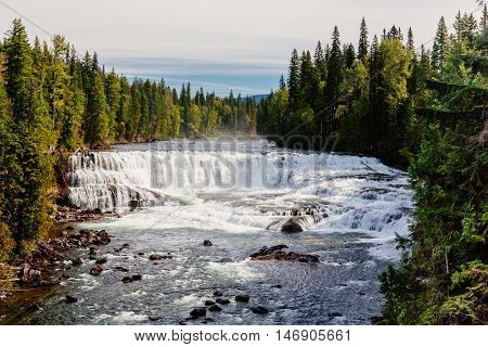 Dawson Falls, Wells Gray Provincial Park, Bc, Canada