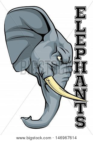 Elephants Mascot