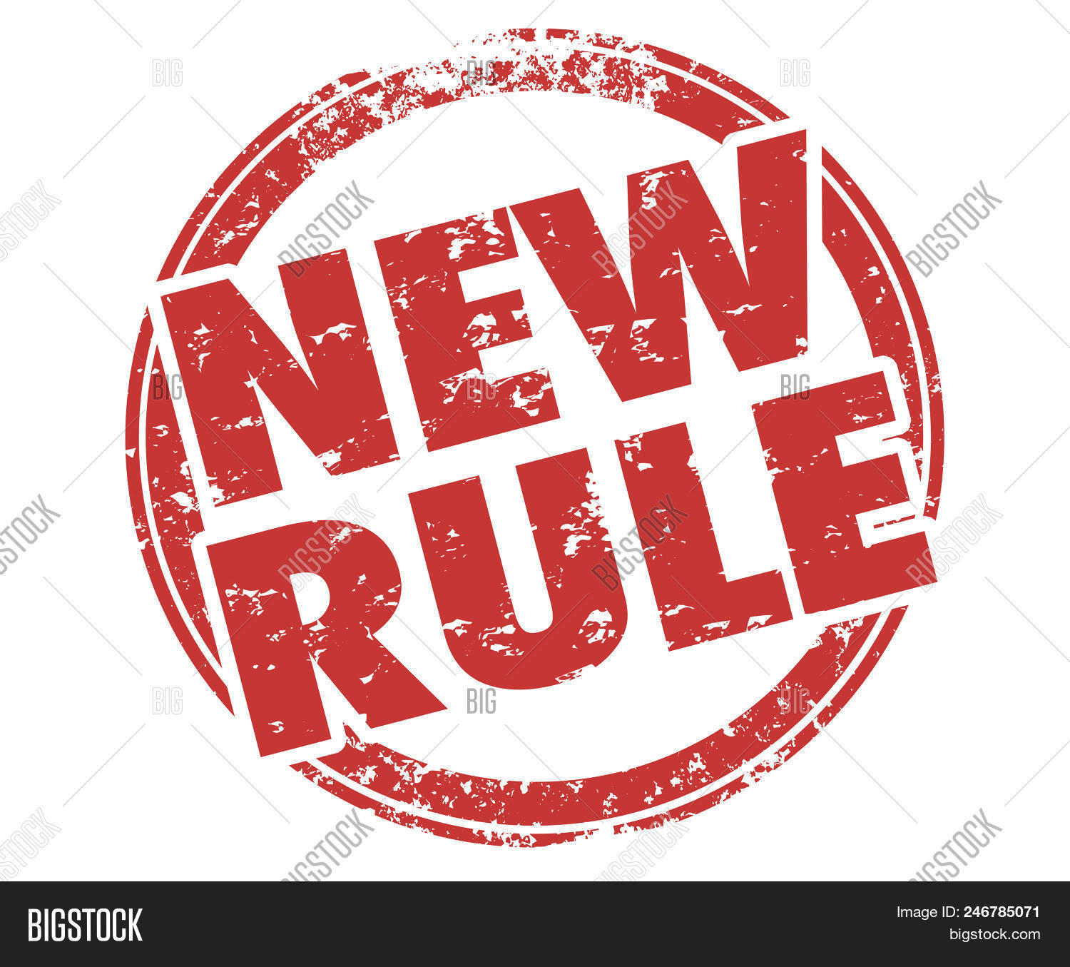 New Rule Stamp Recent Image & Photo (Free Trial) Bigstock