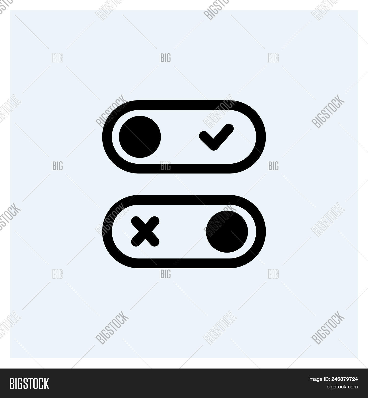 On Off Vector Icon On Vector & Photo (Free Trial) | Bigstock