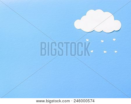 Paper Clouds From Which The Paper Hearts Fall.