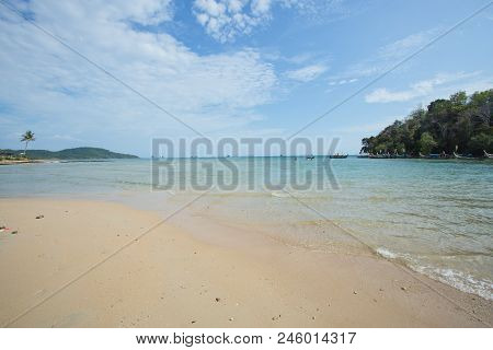 Landscape Beach View In Klong Muang, Krabi Thailand.