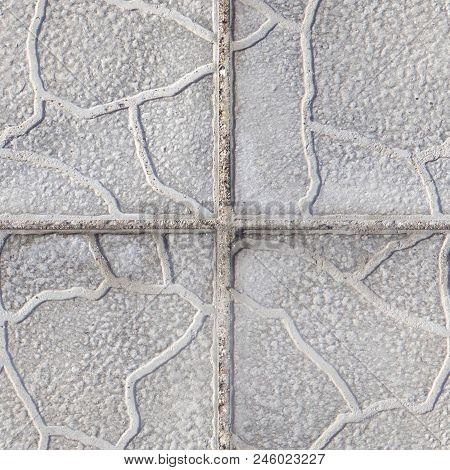 Abstract Seamless Pattern For Designers With Concrete Causeway Road