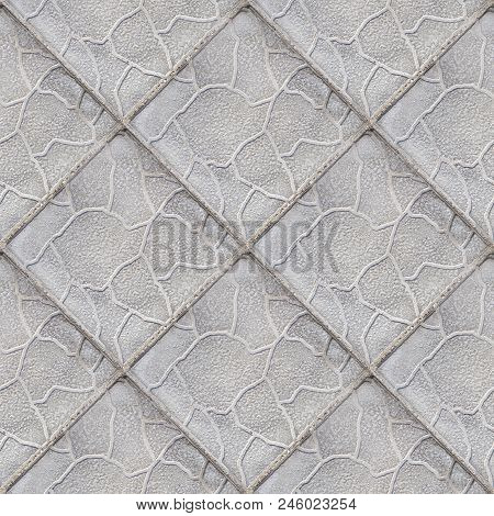 Abstract Seamless Pattern For Designers With Concrete Causeway Road