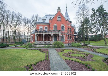 Rumene Manor In Latvia. 2017 Travel Photo To Latvia, Nature And Buildings.