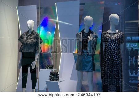 Jaspal Shop At Mega Bangna, Bangkok, Thailand, Aug 30, 2017 Fashionable Clothing And Accessories Bra