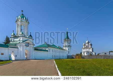 Savior Transfiguration Cathedral And Spaso-yakovlevsky Monastery In Rostov, Russia