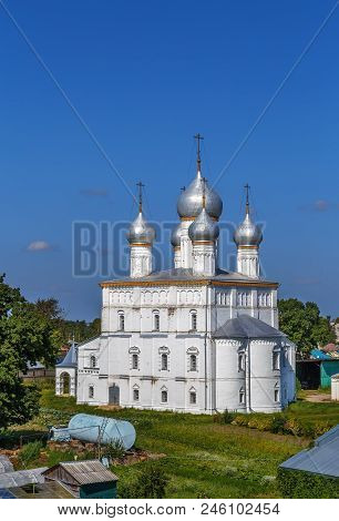 Savior Transfiguration Cathedral About Spaso-yakovlevsky Monastery In Rostov, Russia