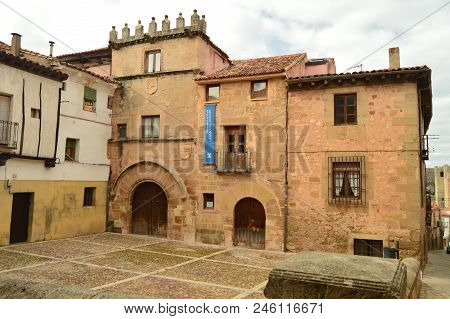 University Of Alcala Located In The House Of The Doncel In Siguenza Village. Architecture, Travel, R