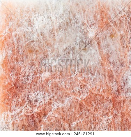 Macro Shooting Of Natural Texture Of Microcline Mineral From Kola Peninsula