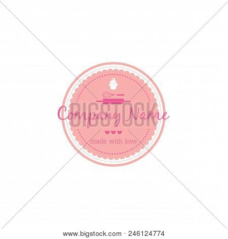 Bakery, Dessert, Baverage Sign Logo Template Vector Design Illustration