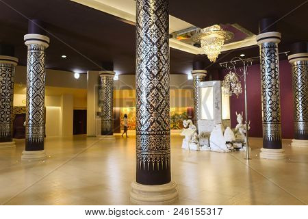 Khonkaen, Thailand - Jun 12, 2018 : Wat Thung Setthi Temple In Khonkaen, Thailand