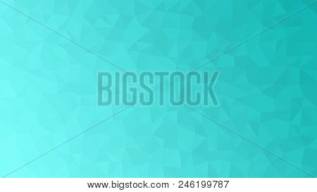 Light Blue Low Poly Vector Gradient Texture. Colorful Polygonal Illustration, Good As A Cell Phone, 