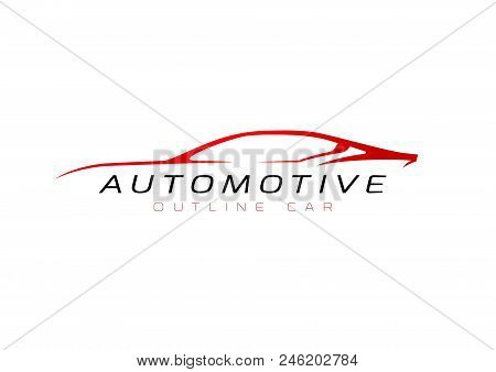 Automotive Outline Car Sign For Your Project