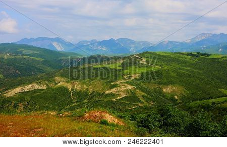 This Mountain Landscape Was Shot In The Ismayilli Region Of Azerbaijan