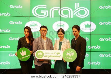 Bangkok, Thailand - September 5, 2017: Mr. Yee Wee Tang, Country Head Of Grab Thailand And Presenter