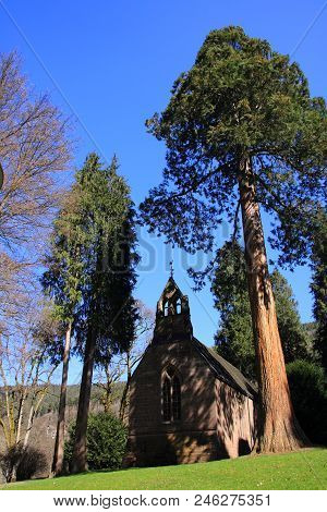 Historic English Church In The Spa Park Of Bad Wildbad