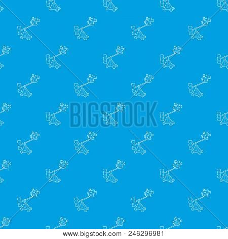 Difficult Filming Pattern Vector Seamless Blue Repeat For Any Use