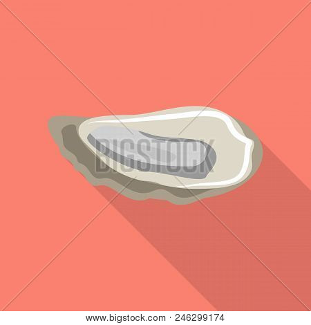 Mollusc Icon. Flat Illustration Of Mollusc Vector Icon For Web Design