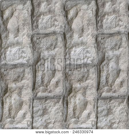 Abstract Seamless Pattern For Designers With Concrete Causeway Road From Ciment