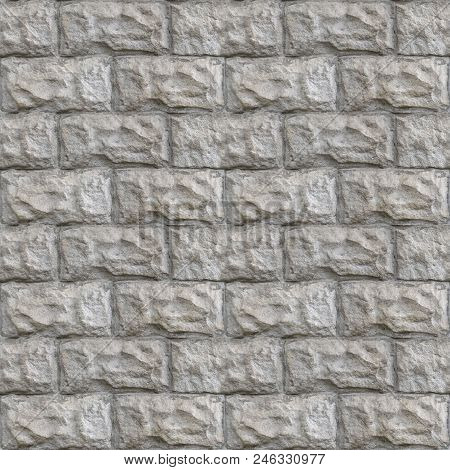 Abstract Seamless Pattern For Designers With Concrete Causeway Road From Ciment