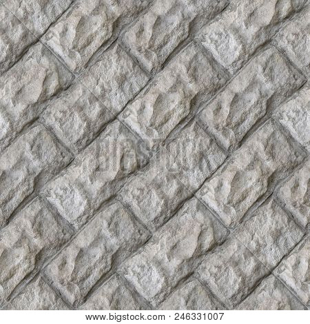 Abstract Seamless Pattern For Designers With Concrete Causeway Road From Ciment