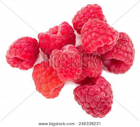 Raspberry. Raspberry Isolated. Raspberry On White Background