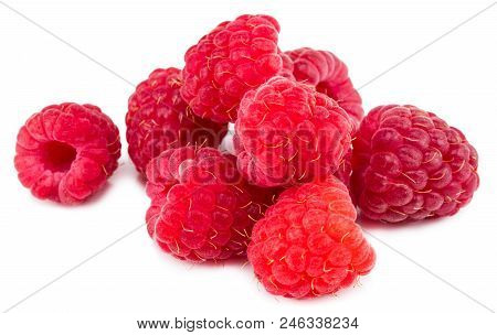 Raspberry. Raspberry Isolated. Raspberry On White Background