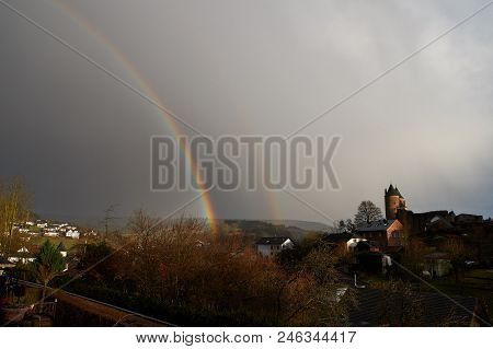 Architecture, Bertradaburg, Building Castle Eifel German Germany