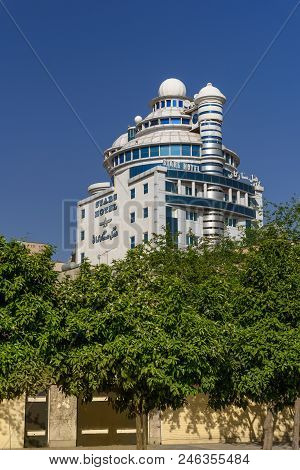 Shiraz, Iran - March 25, 2018: Building Of Setaregan Hotel In Center Of Ciity