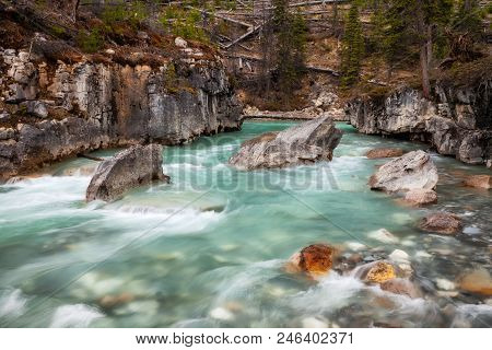 Marble Canyon In Kootenay National Park, British Columbia, Canada