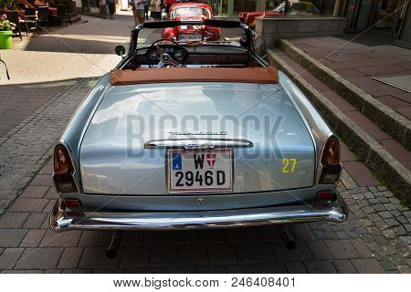 Saalbach-hinterglemm, Austria - June 21 2018: Maserati 3500 Gt Oldsmobile Vintage Veteran Car Prepar