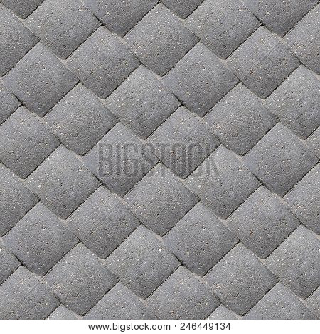 Seamless Photo Texture Of Concrete Building Wall Tile From Natural Stone