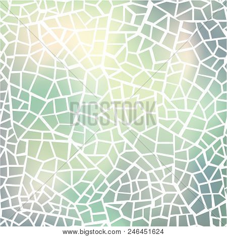 Abstract Mosaic Sheet Seamless Pattern. Geometric Tile Background. Ceramic Fragment Decorative Backd