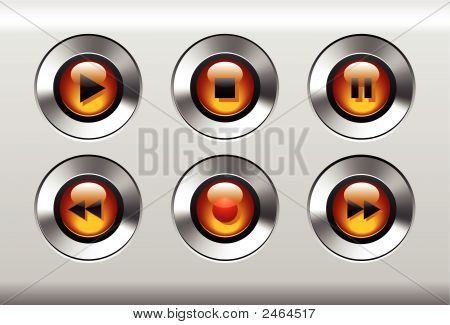 Muziek-speler knoppen