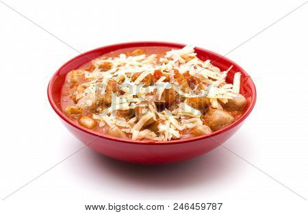 Whole Wheat Gnocchi And Tomato Sauce With Parmesean Cheese