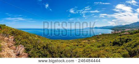 Beautiful Landscape Of The Coast Of Cala Gonone, Dorgali.