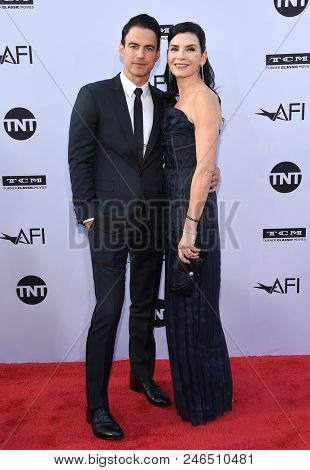 LOS ANGELES - JUN 07:  Julianna Margulies and Keith Lieberthal arrives for the AFI Lifetime Achievement Awards to George Clooney on June 07, 2018 in Hollywood, CA                