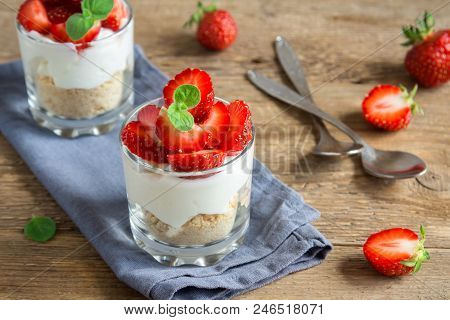 Strawberry Trifle Mini Dessert