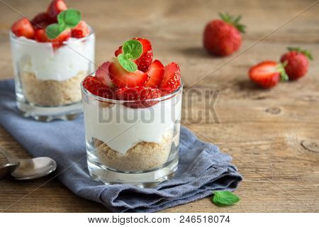 Strawberry Trifle Mini Dessert