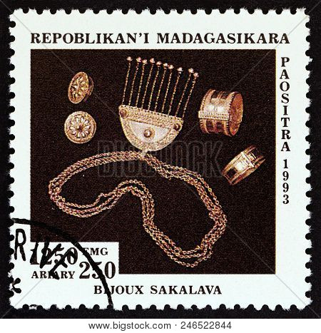 Madagascar - Circa 1994: A Stamp Printed In Madagascar From The 